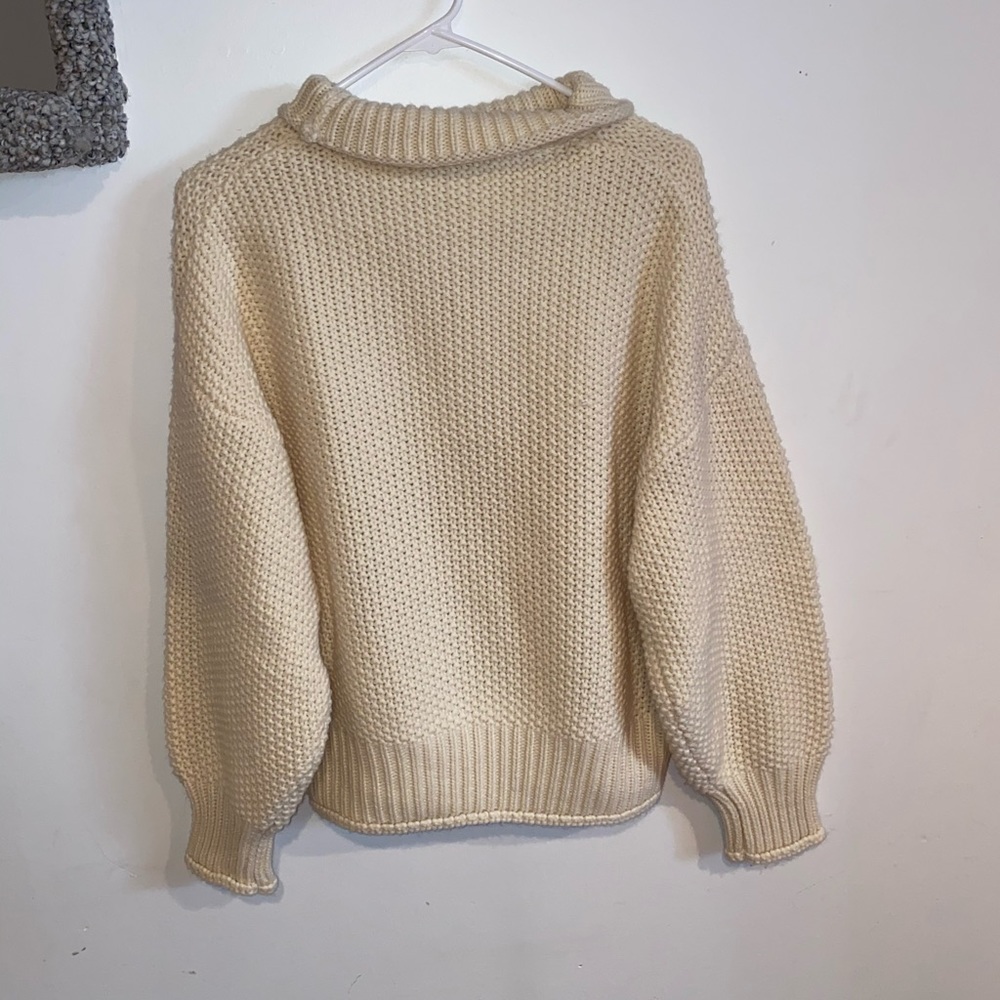 Cream Oversized Sweater
